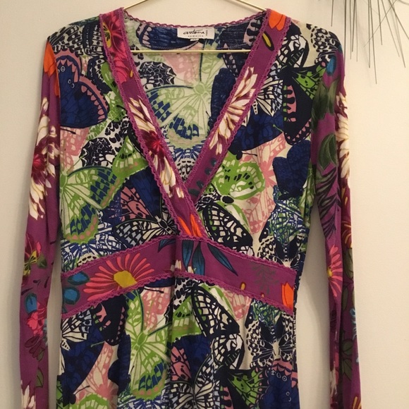 Antoine Akoplan Paris Multicolor Long Sleeve dress - Picture 2 of 7